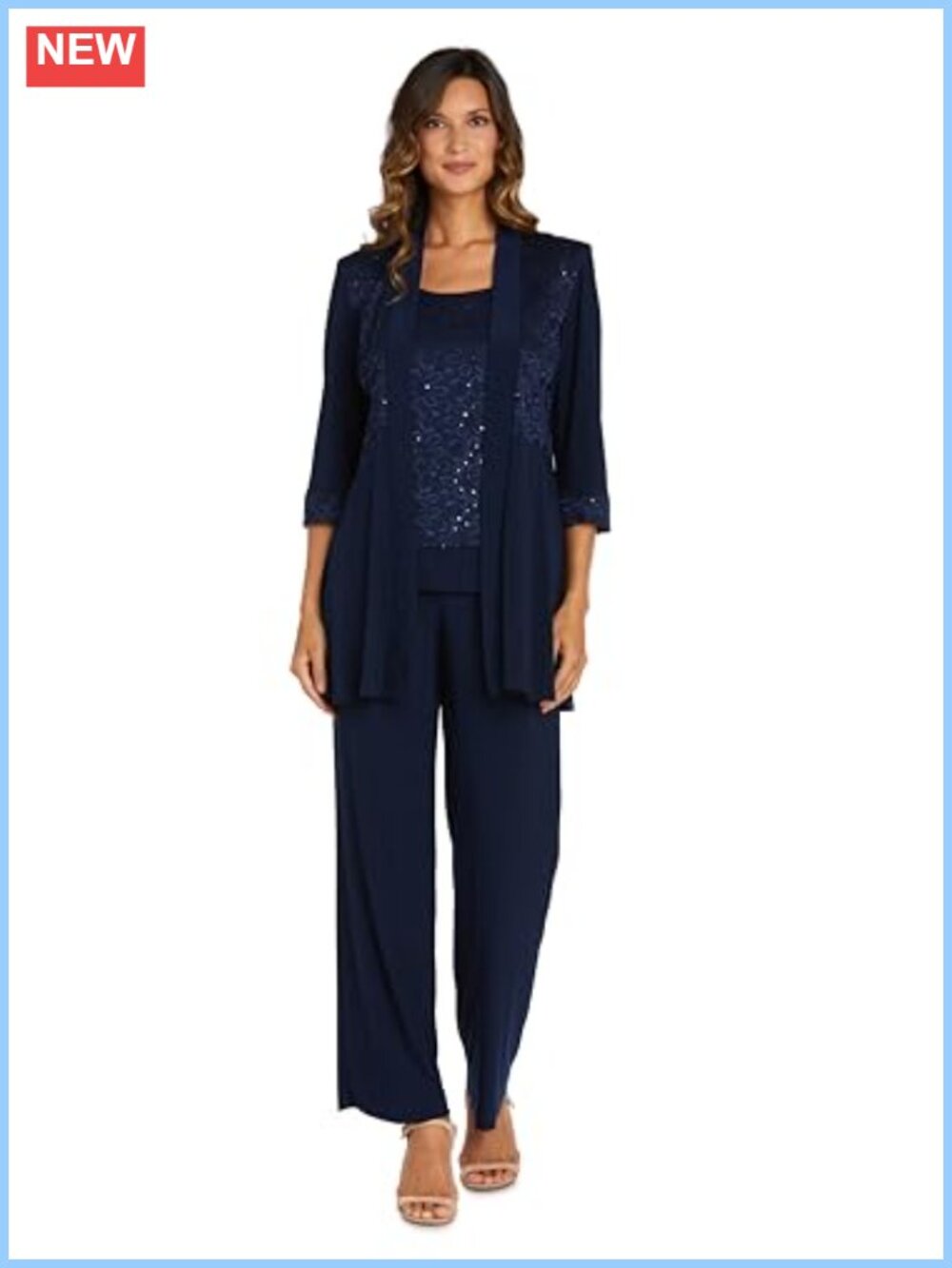 2-Piece Brocade Sheer Jacket Sheath Dress Set Formal Occasion